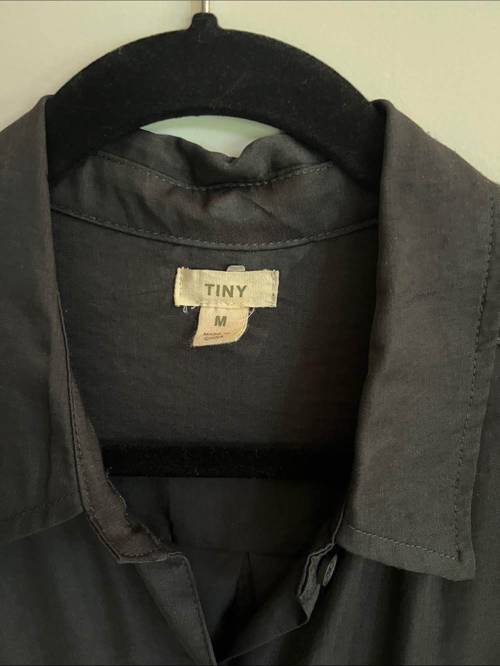 TINY Black Lightweight Silky Jumpsuit
